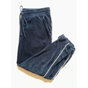 Pacsun Men’s Navy Blue Velour Joggers XL